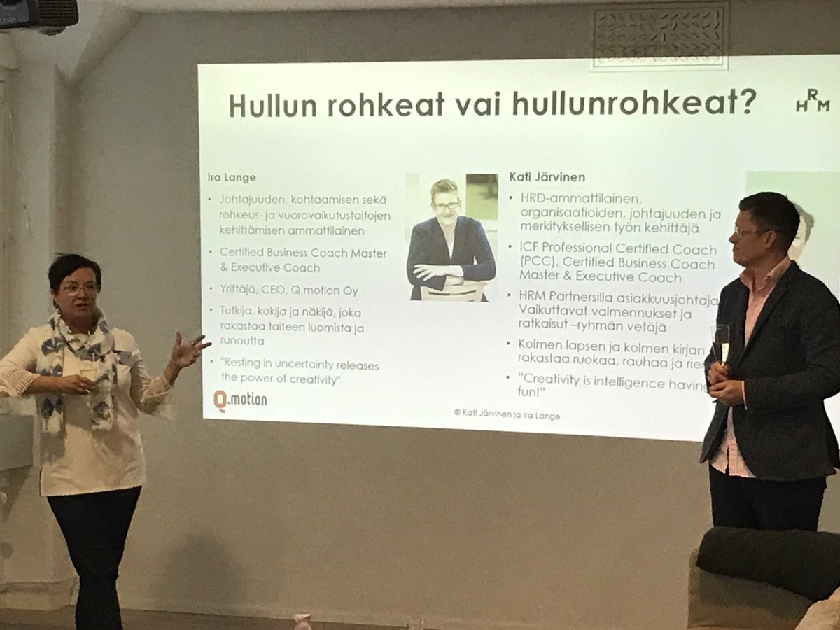 Kahden rohkean naisen #katijarvinen ja #iralange kirjan julkkareissa. #pelkopois @hrmpartners