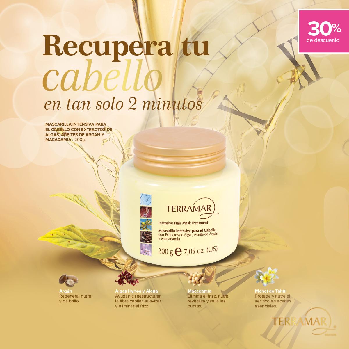 Terramar México on Twitter: "Así de es la Mascarilla Intensiva para el Cabello.💪 Úsala durante baño y enjuaga dejando tu cabello suave, brillante y súper manejable.🤩 Pídela hoy a