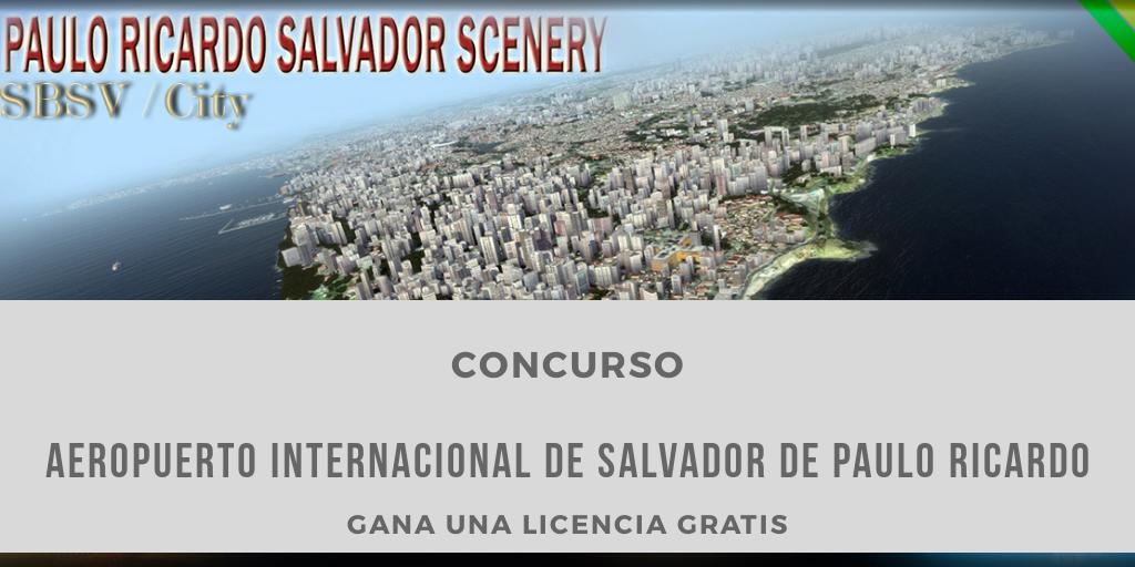 ReviewsFS's tweet image. CONCURSO "Gana el escenario de Paulo Ricardo, Aeropuerto Internacional de Salvador y ciudad para FSX/P3D" por inauguración de la web.
RT, Like, Sígueme, Comenta y pincha en el enlace: bit.ly/2ocdv5D
#fsx #flightsimulatorx #prepar3d #p3d #prepar3dv4 #p3dv4
