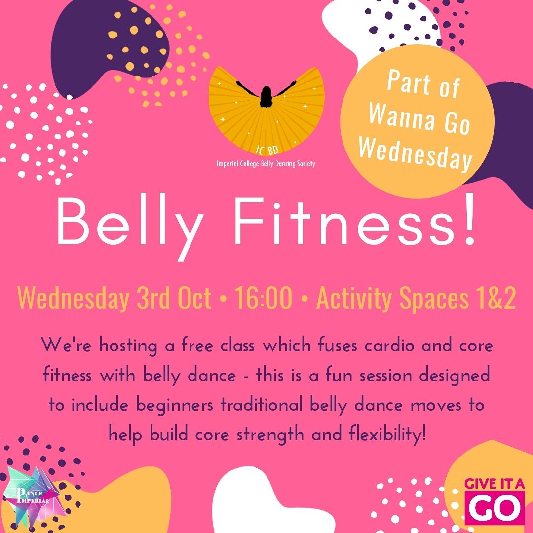 We're kicking off our FREE class series with Belly #Fitness tomorrow 💪✨ this super fun class merges cardio and core training with #bellydance moves 💃 totally suitable for beginners, we'll be breaking down the bellydance moves as we go - no prior experience required.