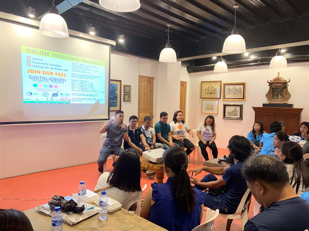 duduimendoza's tweet photo. Thank you so much to the Department of Information and Communications Technology (DICT) and City Government of Catbalogan for the opportunity to give a talk and share my journey during DigitalJobsPH2018.  😎👌🎇🎊♥️ #DigitalJobsPH
#RISTT
#DICT https://t.co/V5k96G4kUj