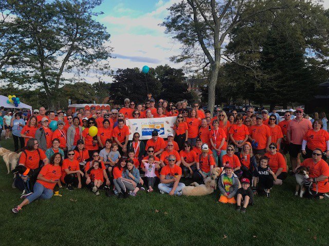 copyrightclear's tweet photo. With 103 registered walkers, Team @copyrightclear was the largest team @CareDimensions1 'Walk for Hospice' this past Sunday. #CCCWeNotMe https://t.co/MMyDMN8Zcn