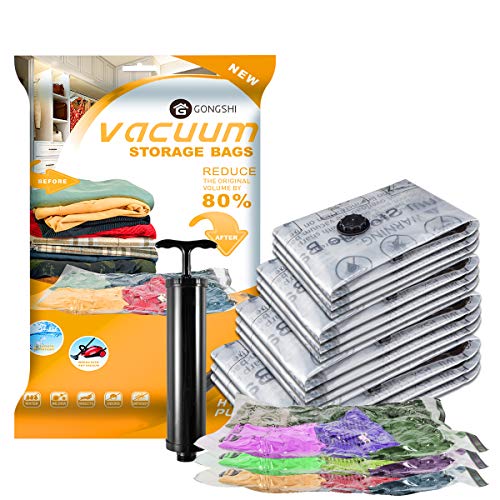 amzn_deals_us's tweet image. amzn.to/2nvUDyf GONGSHI Premium Vacuum Storage Bags, Space Saver for Clothes Blankets Duvets Pillows Comforters, Travel Hand Pump Include  #SpaceSaverBags #ClothingClosetStorage #StorageOrganization #Categories #HomeKitchen #KitchenDiningFeatures #GONGSHI #Amazon #Deal