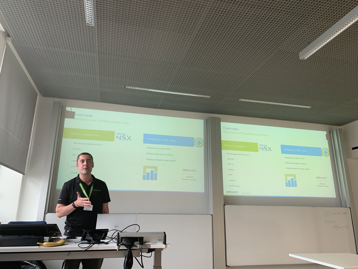 Last session for today before "Pizza &amp; Drink🍕🍼" - "NSX-T Best Practices and Troubleshooting"