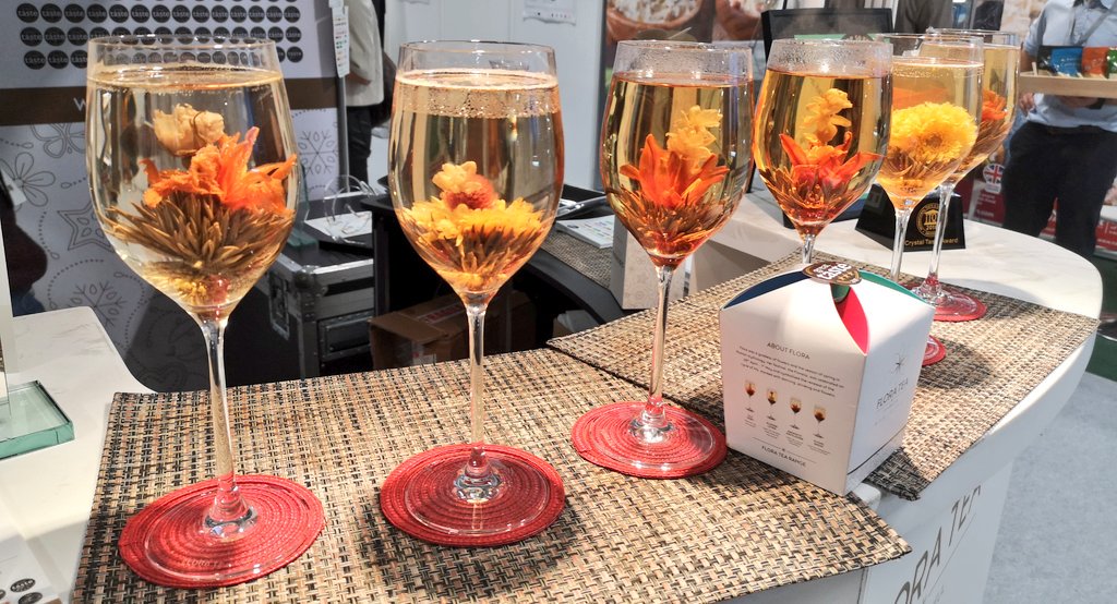 Take your afternoon tea to next level with the amazing <a href="/FLORATEA/">FLORA TEA</a>. Pop along to stand UV71 to see the flowers bloom for yourself and taste their Great Taste award winning flora teas #TRS2019