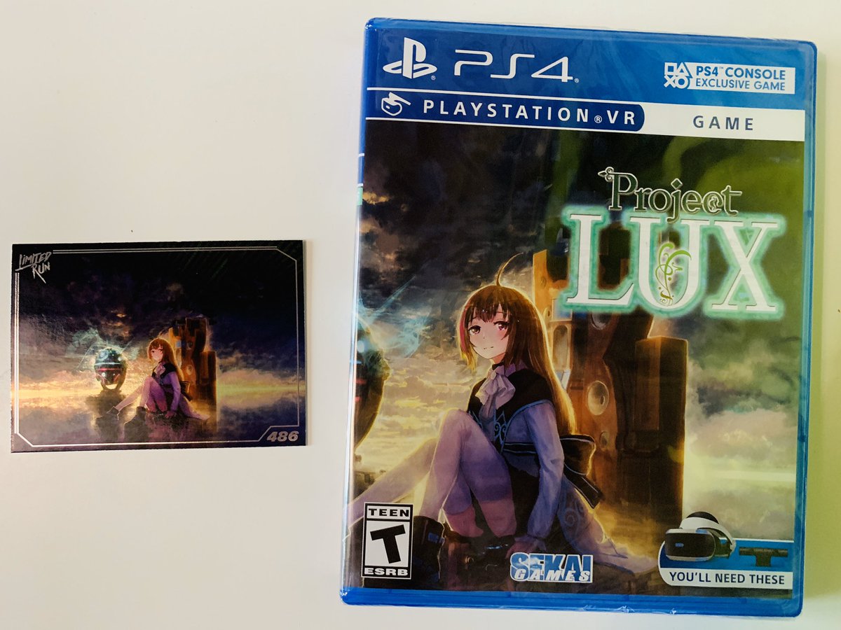 LimitedGameNews's tweet photo. Mailday! 2/2
#ProjectLux #PSVR from #LimitedRunGames arrived too!
@SekaiGames_
#PSVRUnited #PS4 #PlayStation4 #LimitedGameNews #LGN https://t.co/cv37UsNpbG