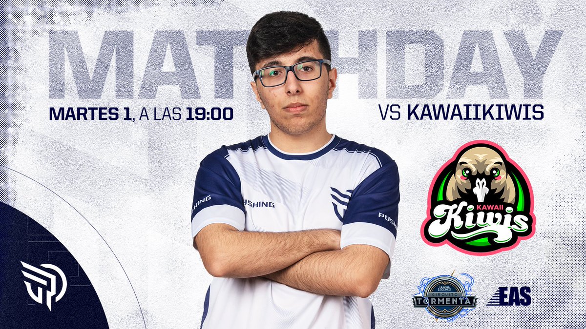 PushingGaming's tweet image. ¡Tenemos tarde de #LeagueOfLegends! 💥

A las 19:00 nos enfrentaremos a @KawaiiKiwis en la @EASspain #ProDivsion 💪🏻

📺 twitch.tv/easspain

¡No os lo perdáis! #GoPushing 💙