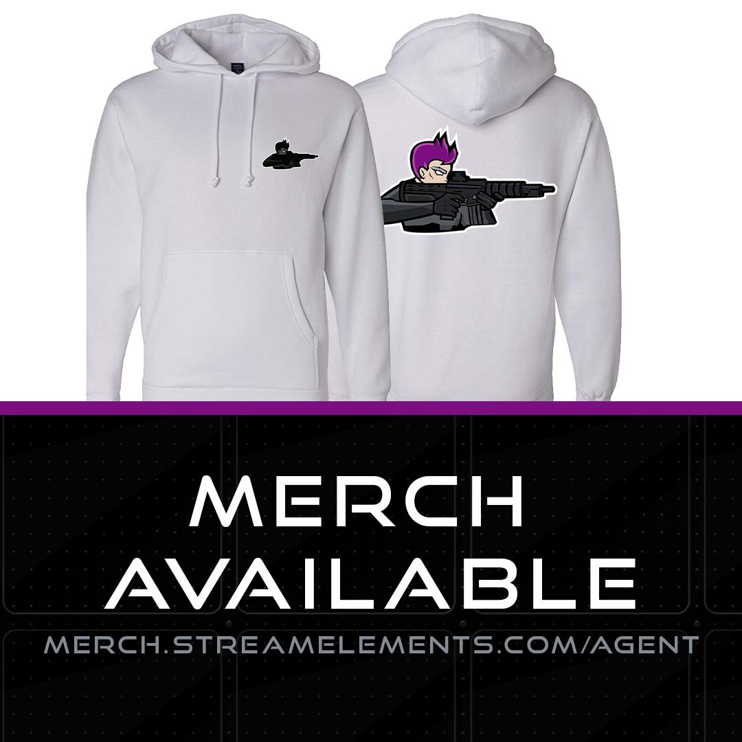📢 Highly anticipated #merch is finally OUT!!!! 

A lot of t-shirt designs, hoodies, mugs, stickers... SUPER HIGH QUALITY! Don't forget to cop it while it lasts! 

[merch.streamelements.com/agent]