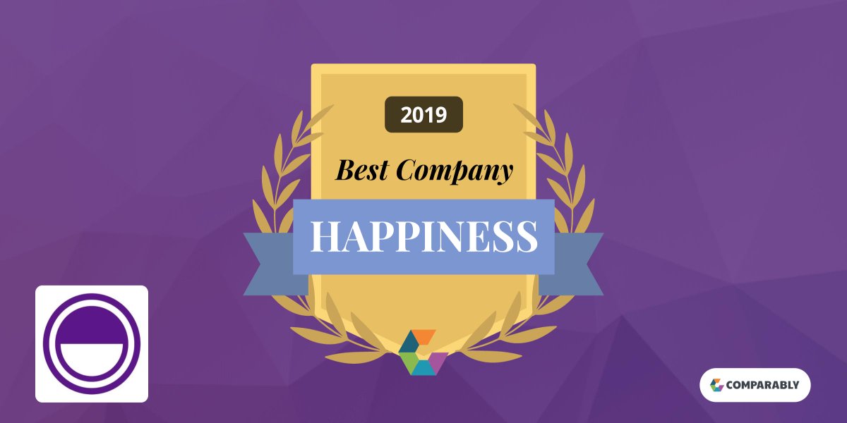 @periscopedata Congrats on being named #8 on @Comparably's Top 50 list for Happiest Employees in 2019, as rated by your employees. You’re also featured in @businessinsider businessinsider.com/small-companie…