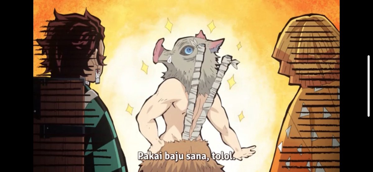 羽奈 めっちゃかわいい笑 そのシーン最高に可愛い にっしーは伊之助推し