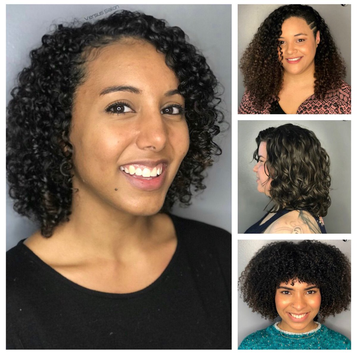 VersusSalon's tweet image. All #curls are created equal 🎯🤘🏾     
#curlsforallkind   🌀🌀🌀 #versuscurls