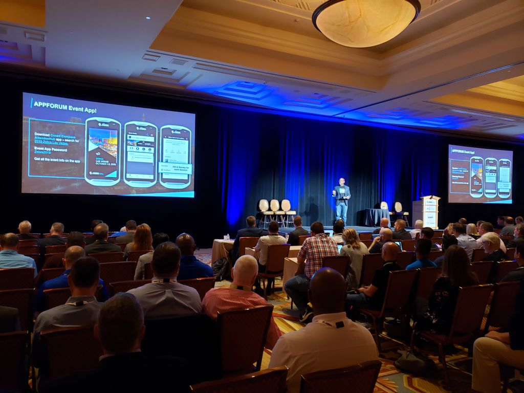 danqzebra's tweet image. Paul Norford kicks off @zebradevs #appforum in Las Vegas to Elevate Enterprise