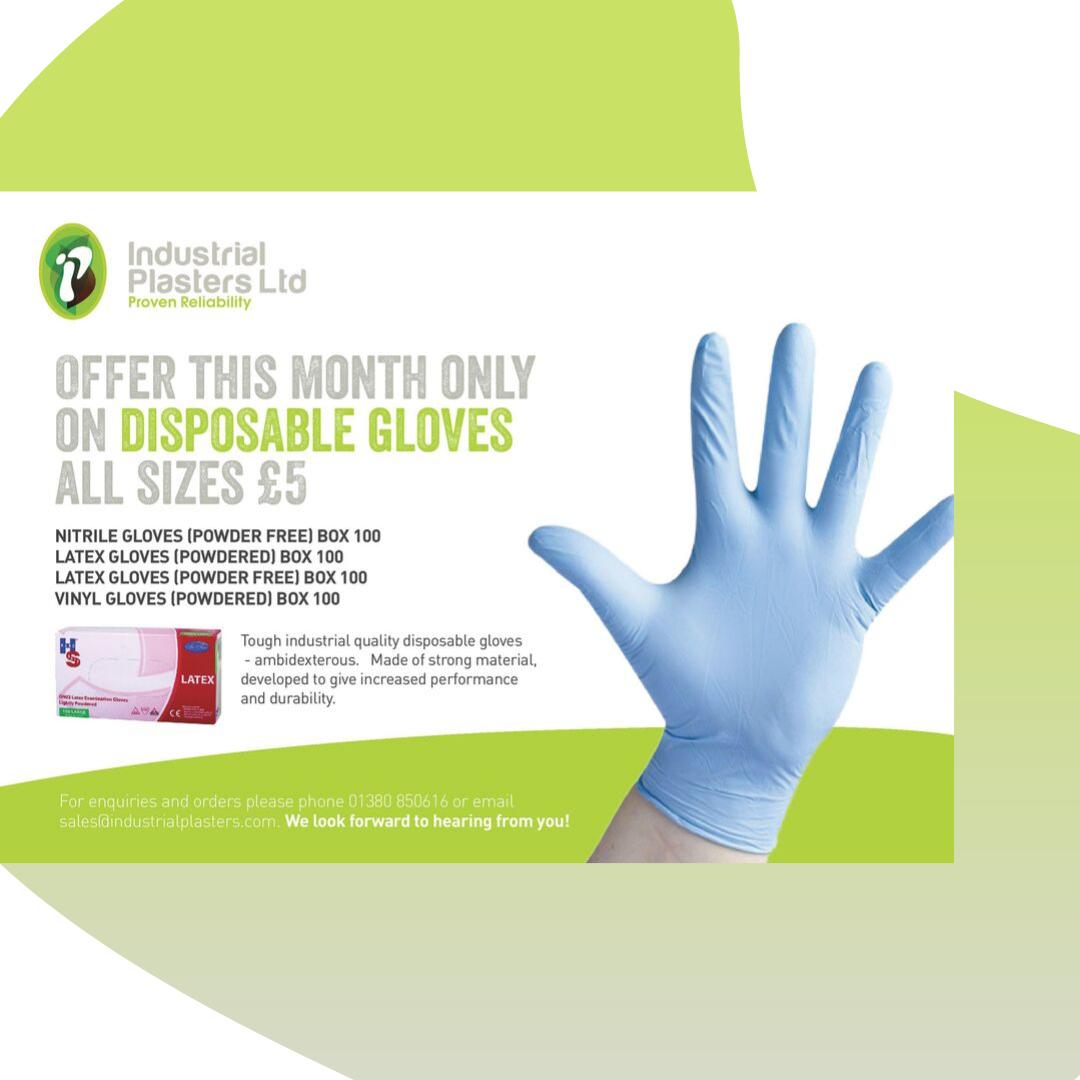 SN15_2DP's tweet image. Special Offer This Month Only On All Disposable Gloves!

industrialplasters.com/cat/dental-sun…

#industrialplasters
