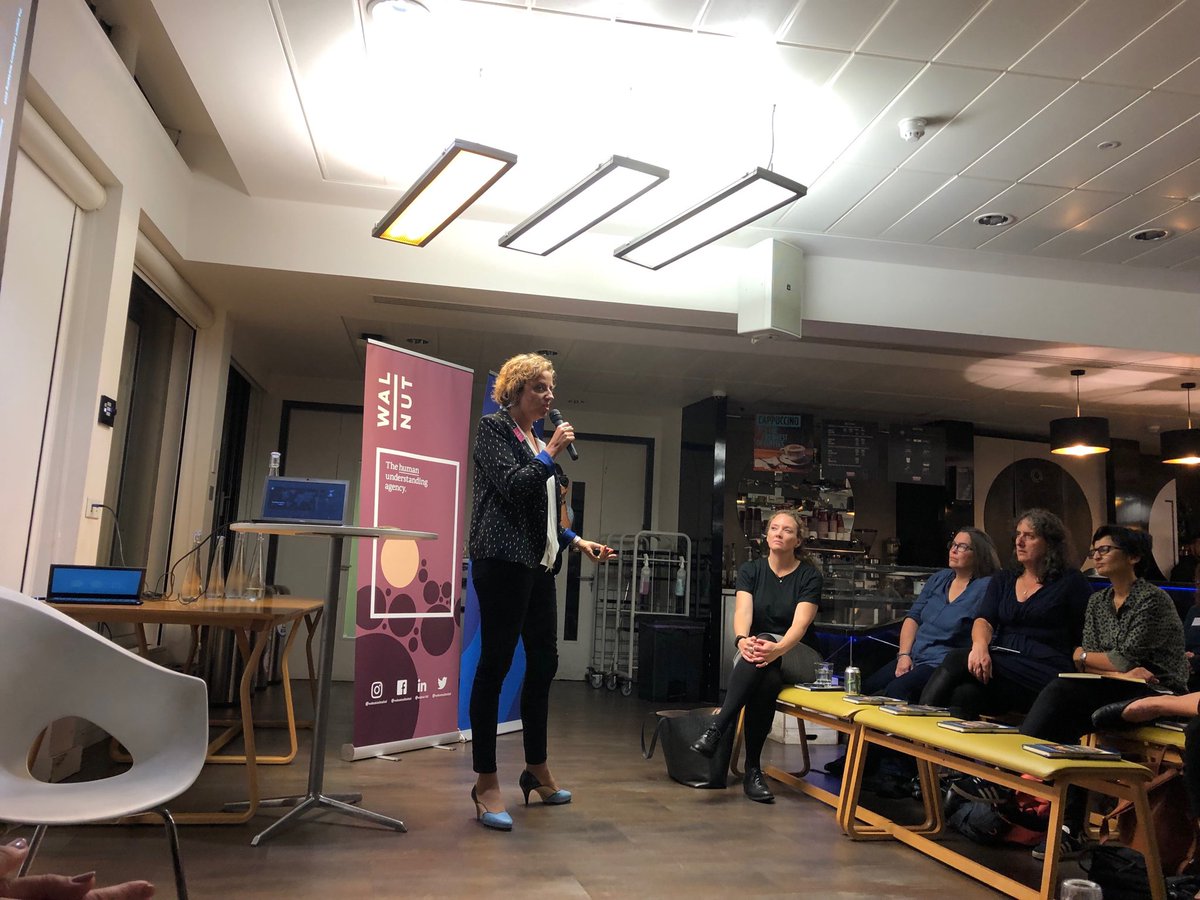 Valentina rocking #brainybar stage talking about the importance of the physical spaces ⁦<a href="/WalnutUnlimited/">Walnut Unlimited</a>⁩