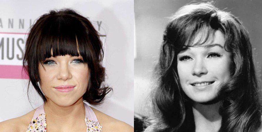 RyanExport's tweet image. Wondering why no one talks about how @carlyraejepsen is nearly identical to Shirley MacLaine.