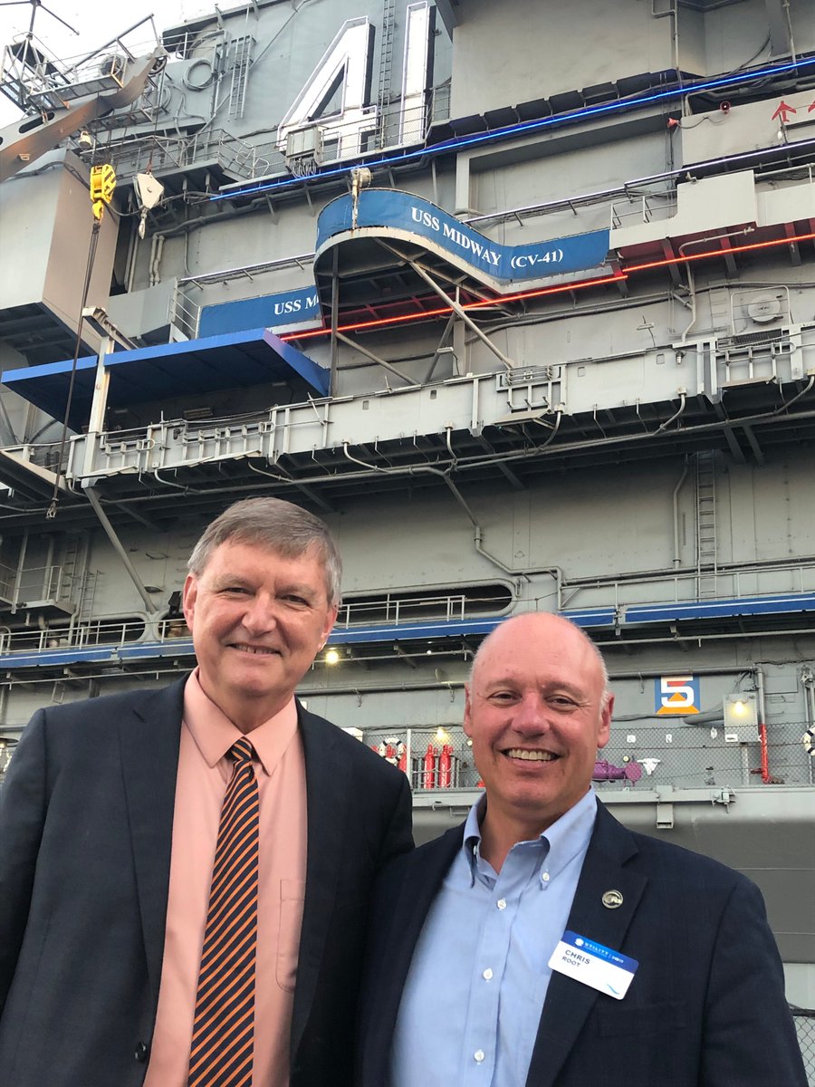 ChrisRoot1's tweet image. Enjoyed this year’s Quanta Utility Perspectives Conference in San Diego with my good friend Damir Novosel.  Wrapping up the day with dinner aboard the USS Midway was a great experience.