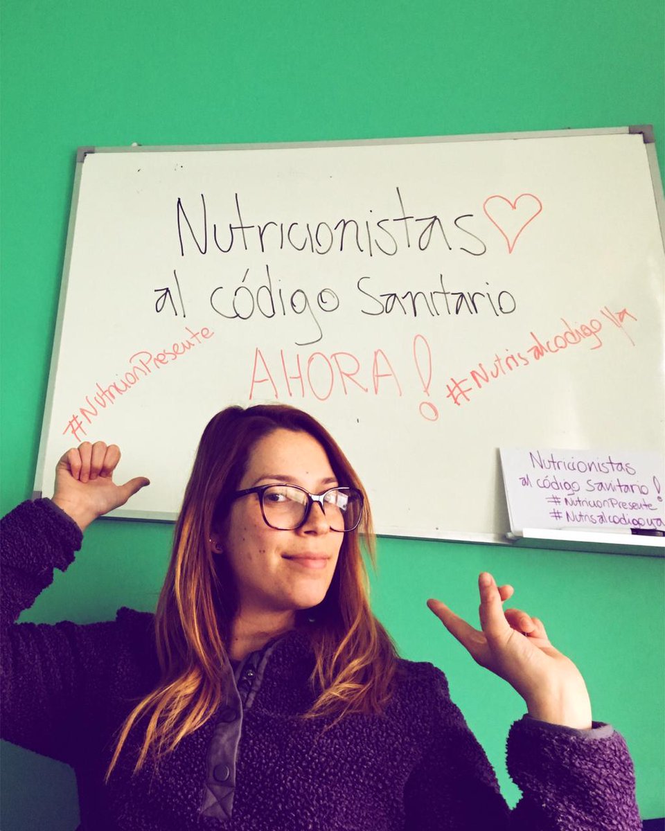 NutricionP2019's tweet photo. Nuestra Profesional Nutricionista Vania López Legent, apoyando desde Santiago de Chile, la inclusión de Nutricionistas en el código sanitario.
#nutrisalcodigoya
#nutricionpresente
@guidogirardi @jvanbiobio @carolinagoic @quinterosenador @chahuan https://t.co/rBG7TCbw92