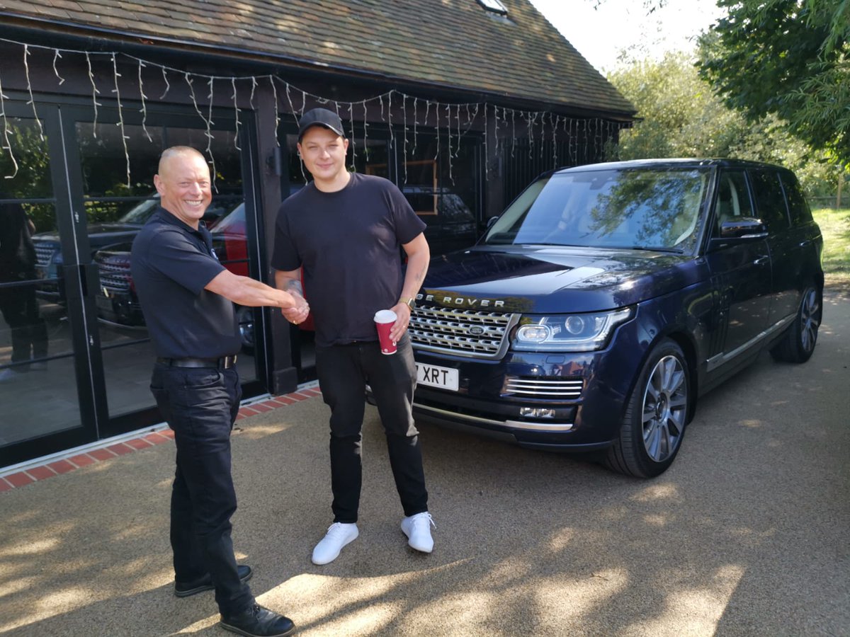 Here we have @JohnNewmanMusic taking delivery of his Range Rover Autobiography. Thank you very much for your business! #Johnnewman #RangeRover