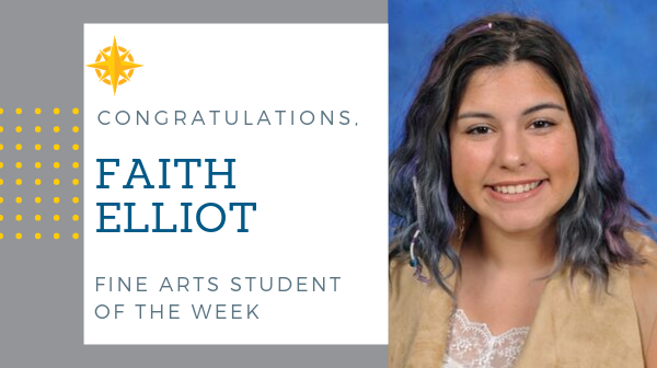 LeanderISD's tweet photo. Kudos to @CPHS_TWolves senior Faith Elliot for being named the Fine Arts Student of the Month. The standout photographer started #Projectfriendship - a drive to make friendship bracelets for school children before she travels back to Rwanda next month. #1LISD https://t.co/vrJq70OUYe