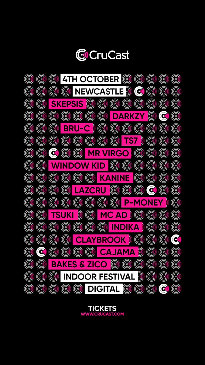 Friday Newcastle! Tickets crucast.com