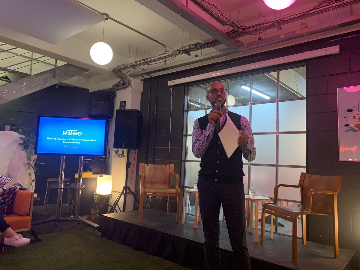 ustwo's tweet photo. We are up and running with our Transformation and Delivey Director @collin_lyons sharing his experience #ustwoTHINKS https://t.co/jDMZ8797ea