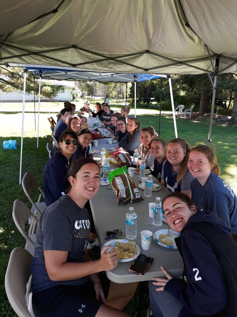 CantonWLAX's tweet photo. End of fall ball tailgate at coaches house. Great chance to connect with friends and family and celebrate another successful run. Already excited for the real season to begin! #SpringCantComeSoonEnough https://t.co/ZEWSRwiNcp