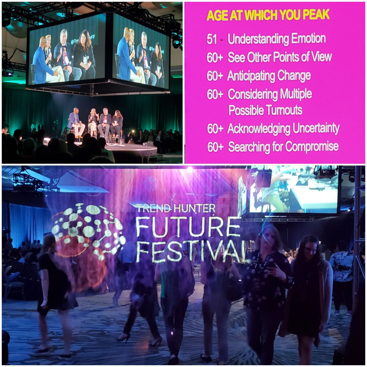 UBkroll's tweet photo. Keynote by @jeremygutsche followed by a futurist panel with creatives from Hallmark, Universal Studios, and Coca-Cola. #FutureFestival #TrendHunterFF #Toronto https://t.co/NFbTT4qbsR