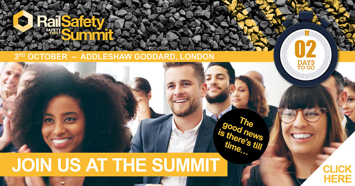 ONLY 2 DAYS TO GO!! - JOIN US AT THE RAIL SAFETY SUMMIT!

To view the packed agenda and book tickets click - railsummits.com/event/safety-2…

#rail #safety #safetyfirst #railsummits #summits #networking #events #speakers #delegates #transport #transportation #railsafety #safetyculture