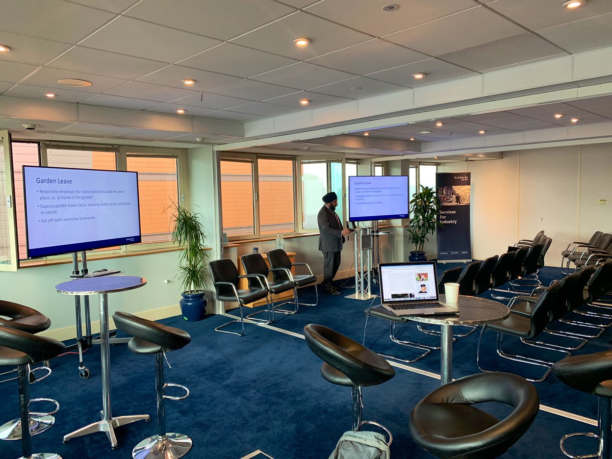 We’re all set up and the room is looking great for tonight’s #DigitalTuesday <a href="/Geldards/">Geldards LLP</a> #ThriveAndStrive