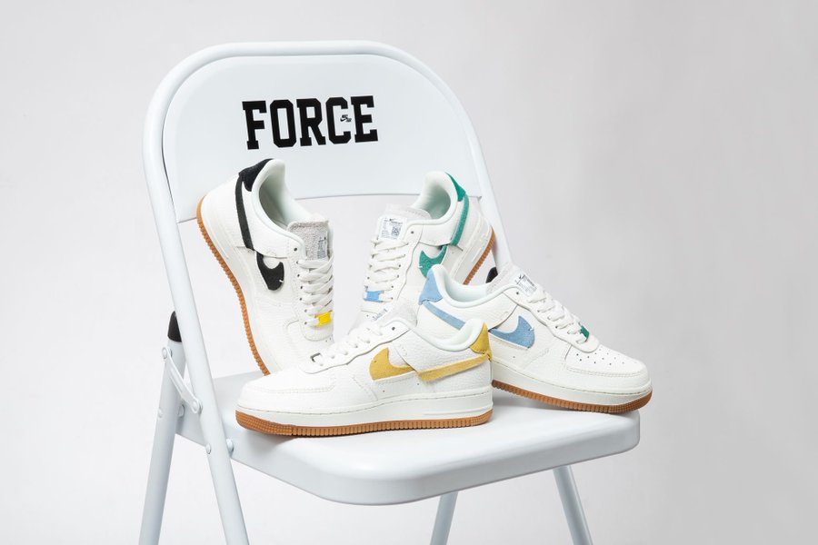 air force 1 vandalized yellow