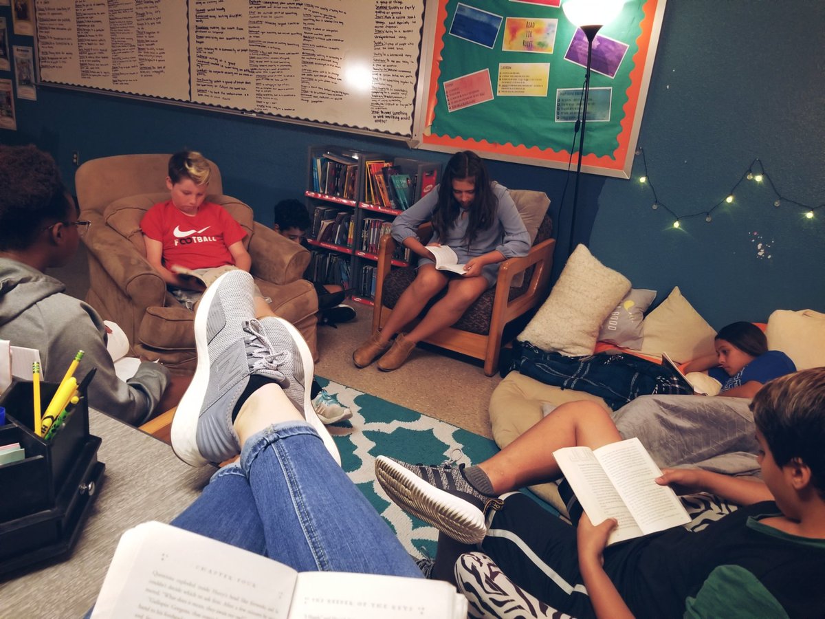 TheCoachWare's tweet image. I&apos;m discovering that my students stay more engaged and focused on their reading when I model reading with them. #modelingexpectations #read