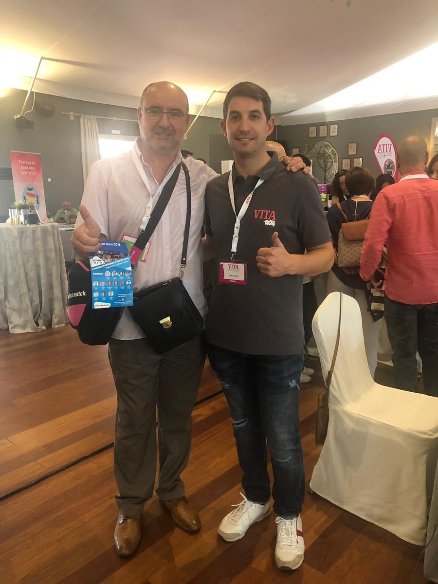 dencadigi's tweet photo. El pasado fin de semana estuvimos en el evento Vita Rocks de @VITA_Zahnfabrik Se mostraron las últimas tecnologías de mecanizado de prótesis dentales con los materiales de VITA. Un placer poder reencontrarnos con grandísimos profesionales del sector dental. #VitaRocks2019 https://t.co/g9fwu0mEtA