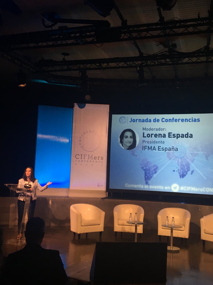 Lorena Espada Presidente ⁦<a href="/IFMA_spain/">IFMA España</a>⁩ en ⁦<a href="/CIFMERS/">CIFMERS GLOBAL</a>⁩ #cifmersconference #facilitymanagement Casa América