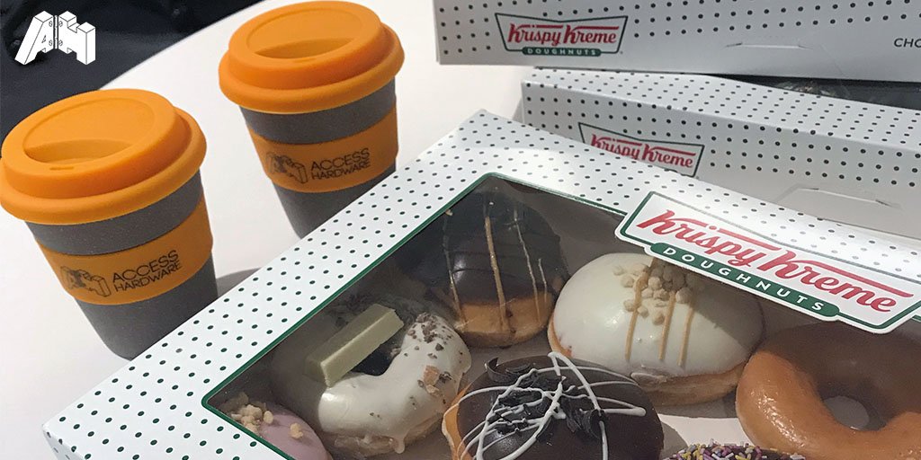 access_hardware's tweet image. We like to sweeten up our meetings with a nice cup of #coffee and a big box of delicious glazed treats! #InternationalCoffeeDay Get in touch with our expert sales team and book that meeting! Call 0121 667 8054 or email sales@accesshardware.co.uk ☕️🍩 #AccessHardware