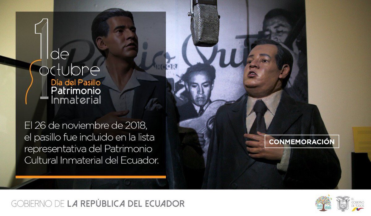 SPPAT_Ec's tweet photo. El pasillo ha ocupado un lugar relevante en la historia patrimonial del Ecuador, a partir de la época independentista hasta el nuevo milenio, convirtiéndose en una expresión de la identidad musical del Ecuador. #DíaDelPasillo https://t.co/89R0MraBzF