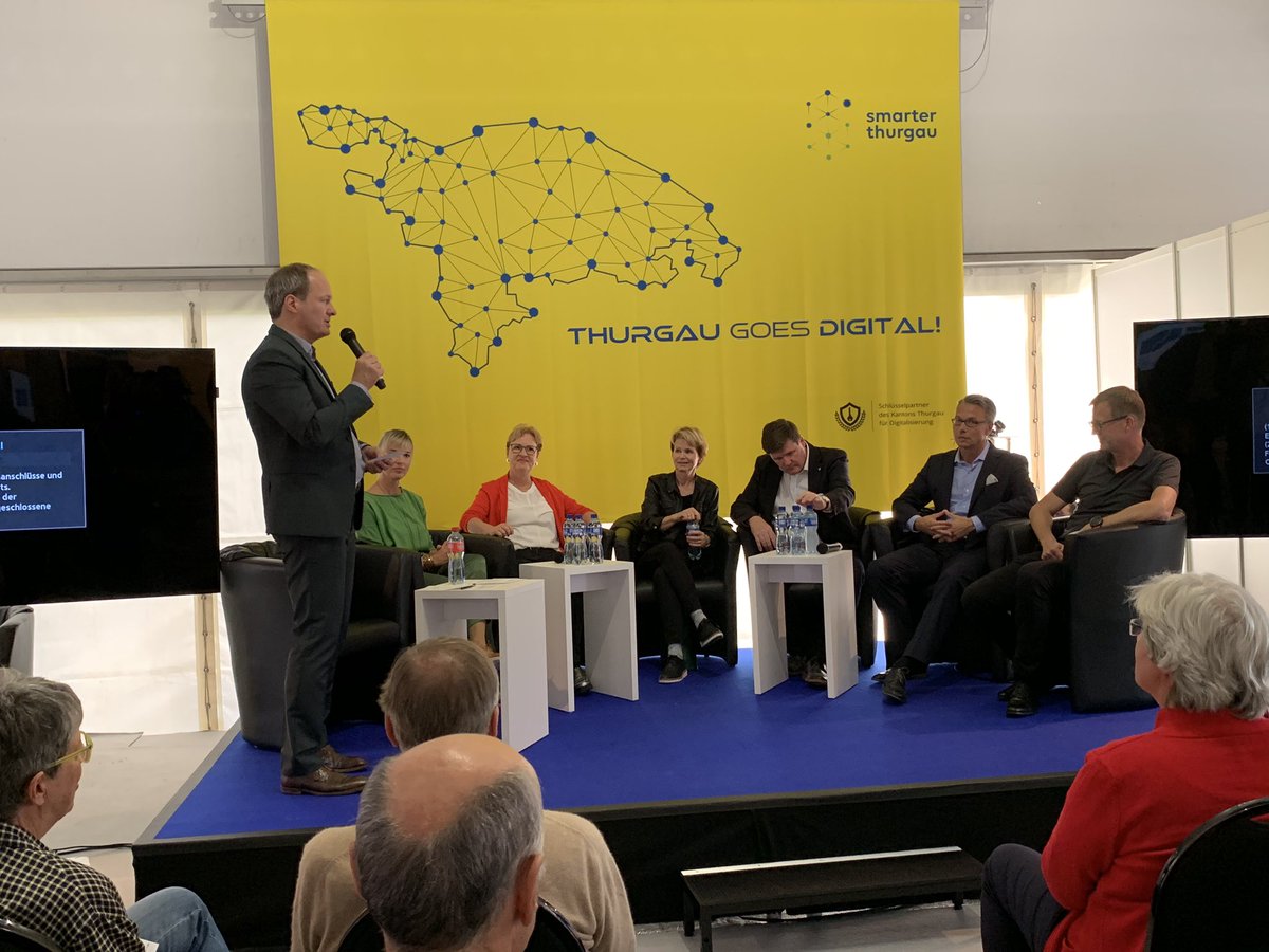 SmarterThurgau's tweet image. Über 12‘000 Besucherinnen &amp;amp; Besucher zog es an der WEGA 2019 in die Sonderschau #smarterthurgau. Mehr als 20 #smarte Partner präsentierten ihre hochinnovativen, digitalen Produkte und Projekte. #thurgaugoesdigital #smarterthurgau #zukunft #merci