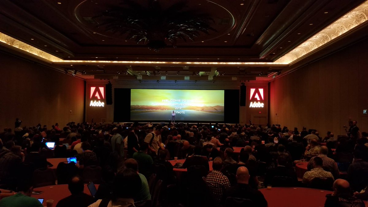 Adobe CF Summit keynote is starting!