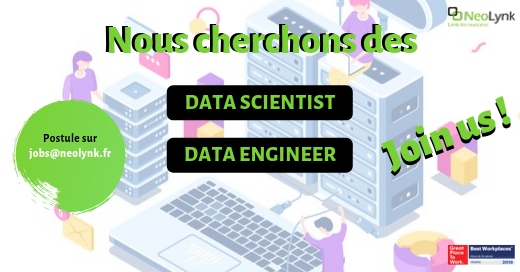 NeoLynk_'s tweet photo. Gagne en maturité technologique au contact de nos experts, dans un environnement convivial et disruptif. #Datascientist #DataEngineer #BigData
👉Pour postuler : https://t.co/VP2IsCCRCM https://t.co/fyIDrzfPGL