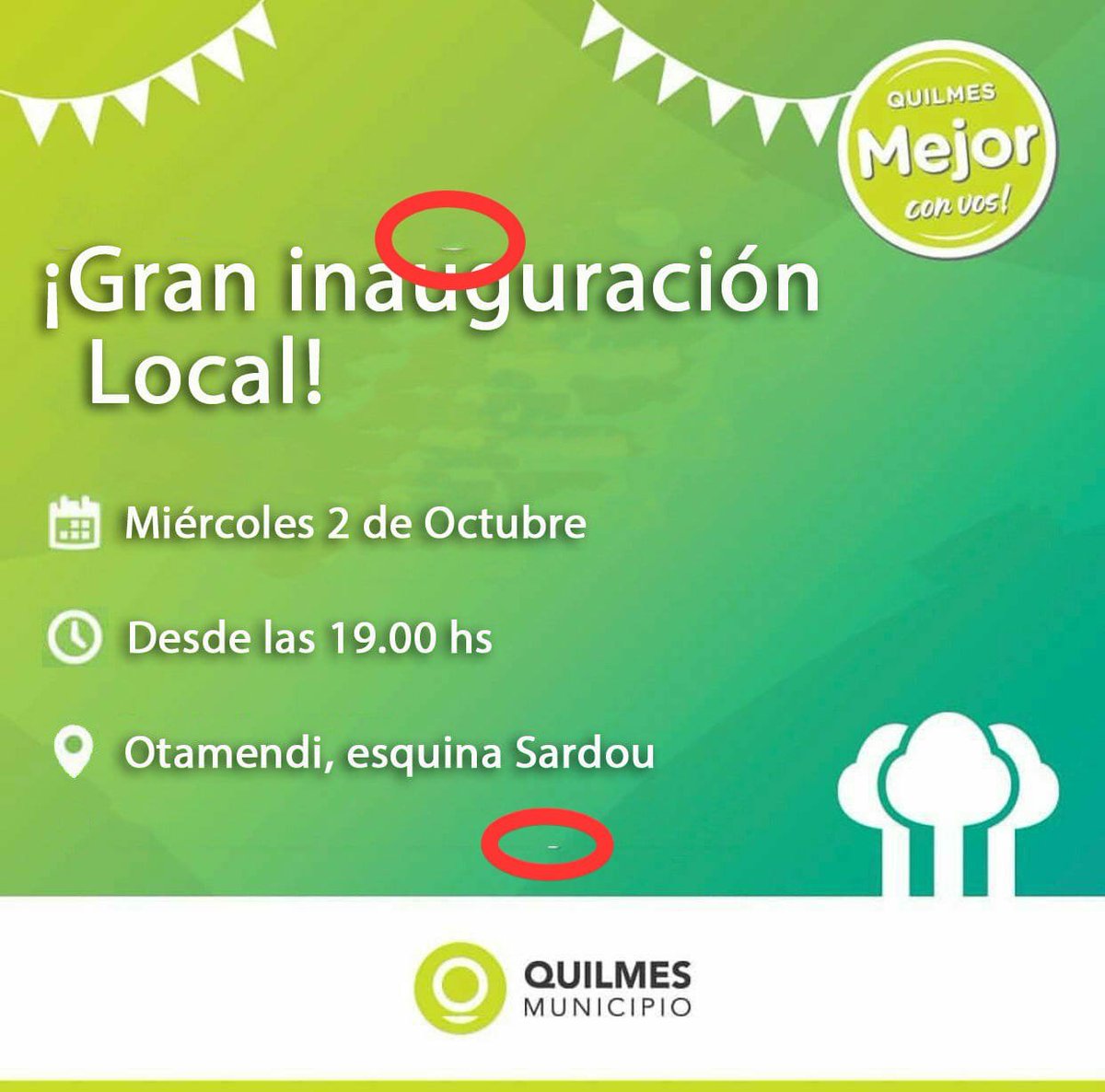 SheylaDeSolano's tweet photo. @LaVozdelGrito @ElTermometro_ @di_nucci @perspectivasur @Radio10 @mariuvidal @mayrasmendoza @Gatosylvestre @fllorenteantoni @YoSoyMartiniano @TroncosoGuille @populardiario @elsolquilmes @RealpolitikOK Flyer trucado. Sigan participando https://t.co/ju83DjPE0g