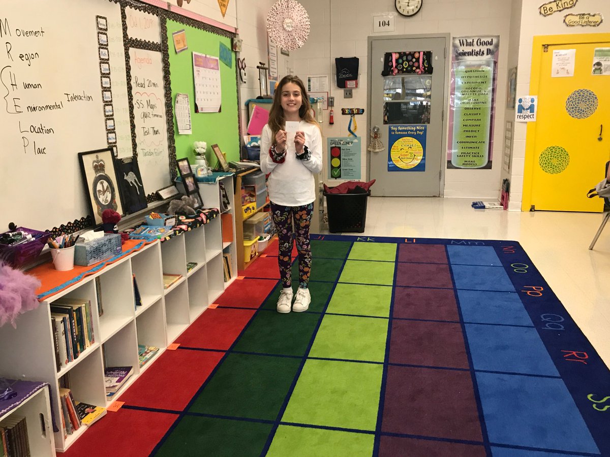TammeehTammy's tweet photo. Mrs. Held’s fifth graders are having fun practicing Latitude & Longitude using her carpet. #ycsd #DESengaged @shutton22 https://t.co/7UuxjFdh6Z