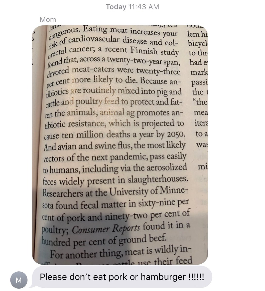 furst_puckler's tweet photo. My mom likes to regularly group text the family to tell us what foods are unhealthy for us, but she doesn’t like it when I also share my findings. https://t.co/p2ADvk4r7G