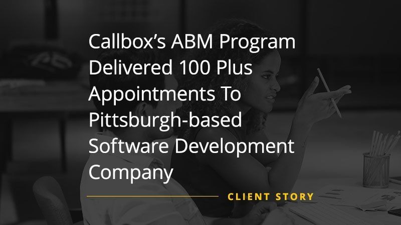 AlisonGWilliams's tweet image. Callbox team put together the list of target attendees to be contacted and was a good fit to help the Client meet its event marketing objectives.
buff.ly/2nhcJ7m
#CRMSoftwareServices #CRMSoftwareLeadGeneration #CRMSoftwareProvider