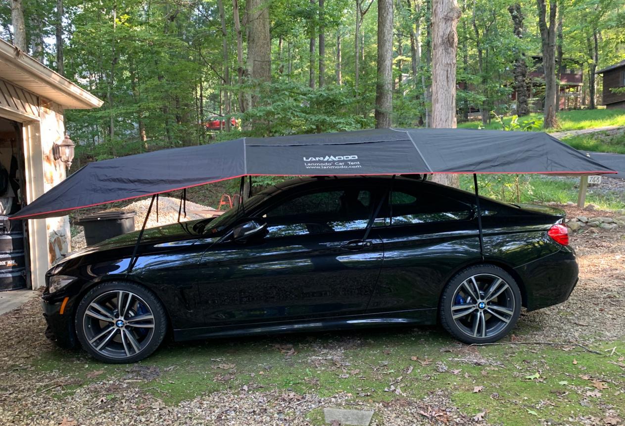 Lanmodo on Twitter: "Lanmodo car umbrella on BMW, protecting vehicle from damage!… "