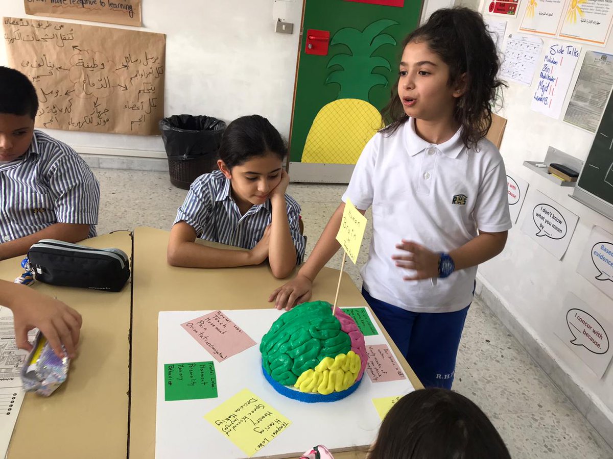 RHHS_Elementary's tweet photo. Tamara created a model to show the brain parts and share their function #learning_differently #communicator https://t.co/loqb7Mg7cA