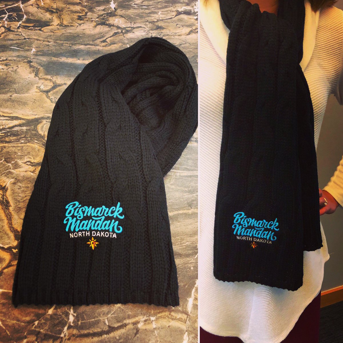 New scarves have arrived in the Genuine Dakota Gift Shop! Sure to keep you warm AND trendy, they’re selling for $17.50 each, but mention this post and receive 20% off now through October 18! 1600 Burnt Boat Drive in Bismarck, M-F from 7:30 am-5 pm. #ilovebisman #noboundariesnd