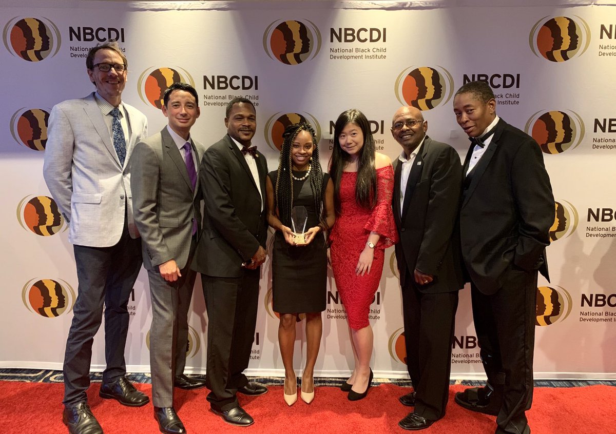 LostBoyzInc's tweet photo. Pictured (L-R): Board Member (BM) Cooper Thompson, BM Ernie Naylor, Exec. Director LaVonte Stewart, Board Chair Jocelyn Vana, BM Nancy Shen, Office Manager Frank Sartin, and MVP Program Coordinator Lee Smith #NBCDI49 https://t.co/gdjx2aSjGE