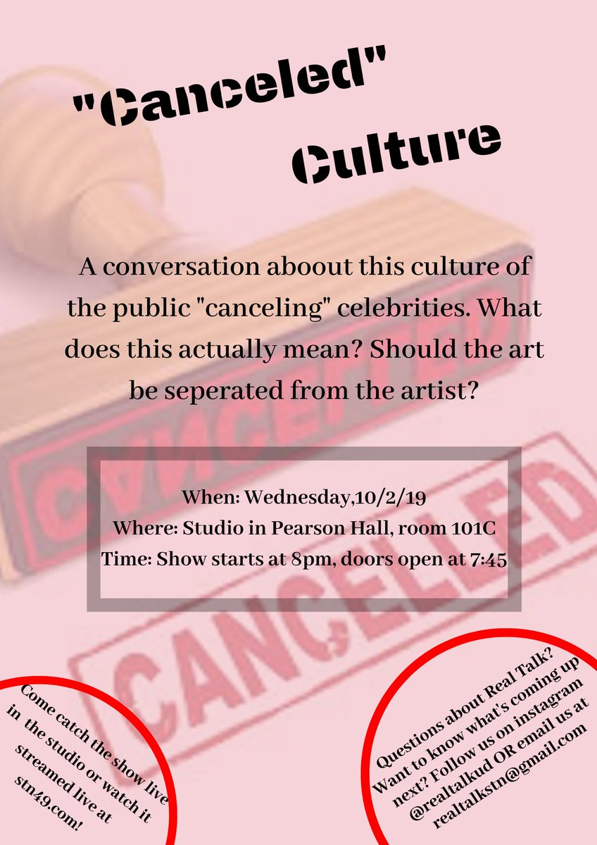 @realtalkud will be having there show this coming wednesday at 8pm. Make sure to tune-in on channel 49 or stn49.com/live/ 🤩💭