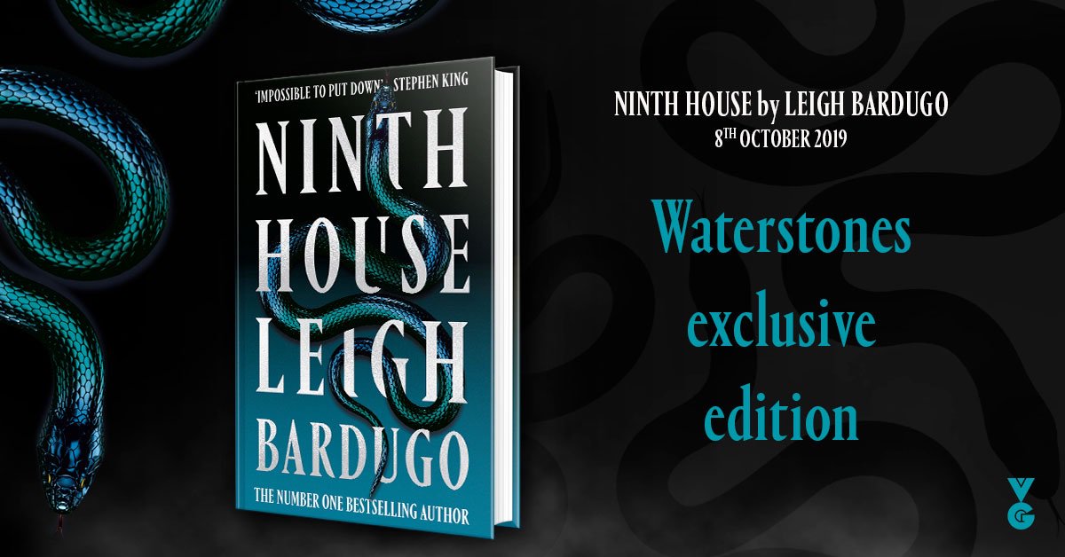 gollancz's tweet photo. 🐍 @Waterstones are giving a lucky reader the chance to win a private meet &amp; greet with @LBardugo on her #NinthHouse UK Tour! To enter, pre-order the Waterstones exclusive edition before the clock strikes midnight on 7 October 🕰 Full details and T&amp;Cs: https://t.co/FeAqToOMHH https://t.co/LciwyGM65L