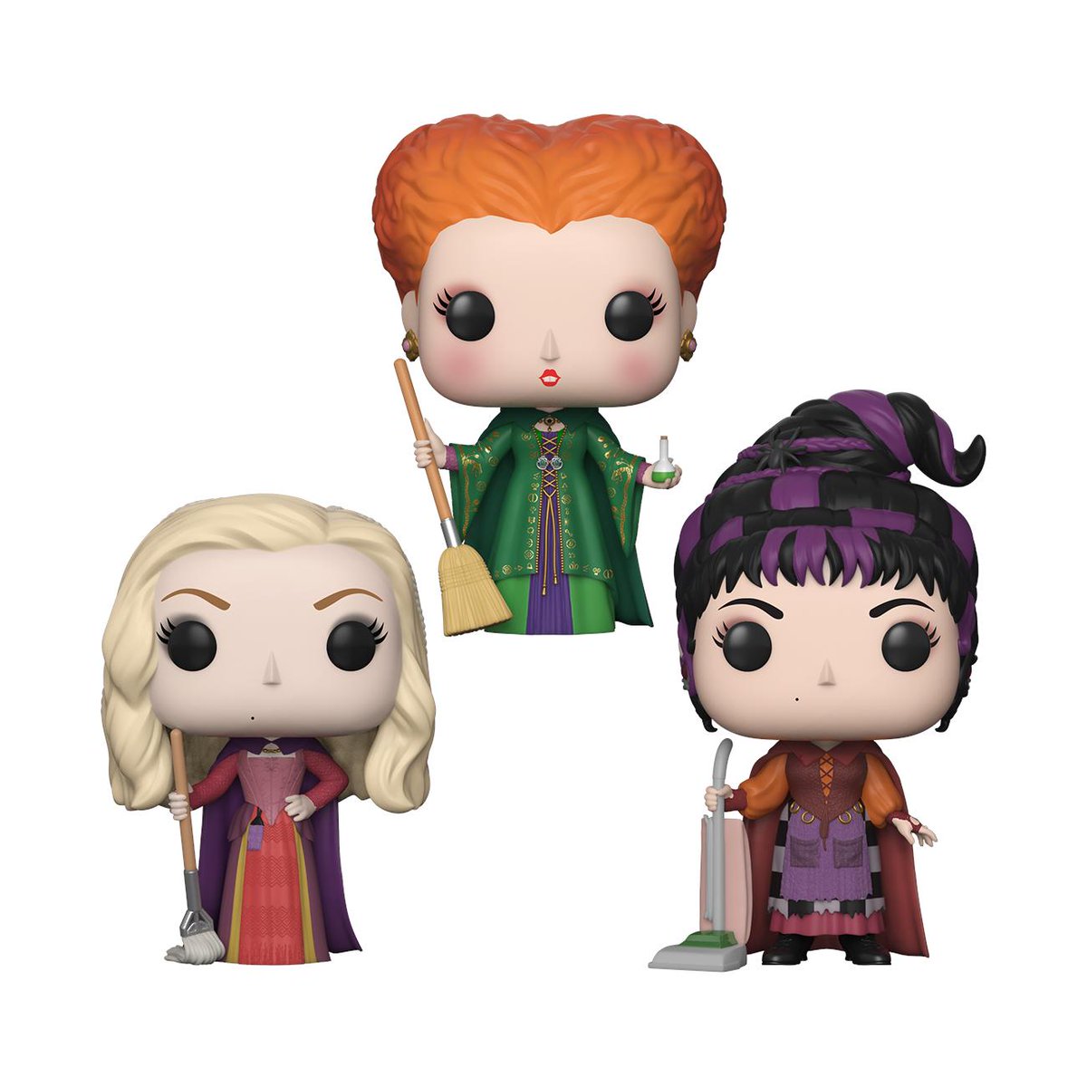 Happy October 🎃! 
RT & follow @OriginalFunko for a chance to WIN a @SpiritHalloween exclusive Pop! 3-Pack of The Sanderson Sisters! 
#Funko #Pop #Exclusive #Disney #HocusPocus
