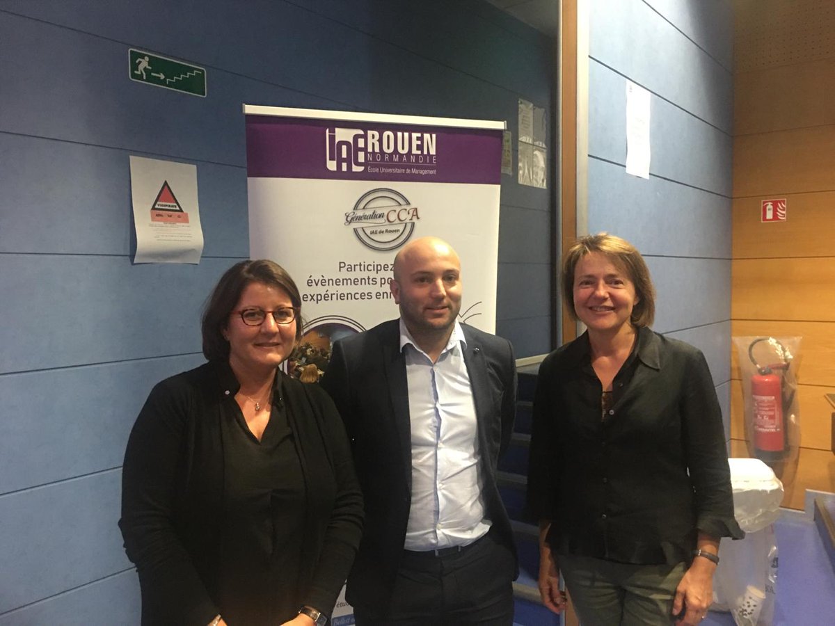 L’<a href="/IAEdeRouen/">IAE Rouen Normandie</a> a eu le plaisir de recevoir, Lundi 30 Septembre 2019, notre partenaire @MazarsFrance  dans le cadre d’une conférence portant sur « CCA, et après ? »
Merci aux intervenants du cabinet pour leur présence !
<a href="/univrouen/">Université de Rouen Normandie</a>